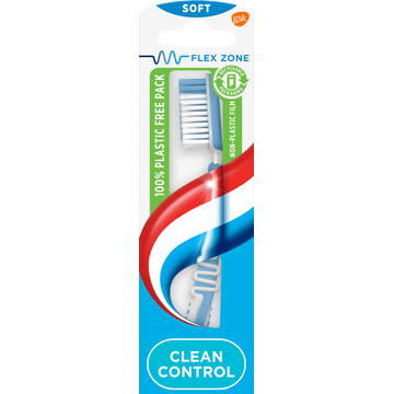 Aquafresh Clean Control Soft dagelijkse Tandenborstel - JUMBO