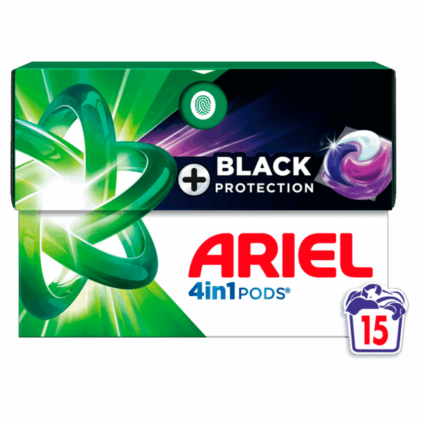 Ariel + Pods 4in1 Black Protection - PLUS