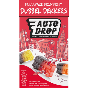 Autodrop Doldwaze Drop Fruit Dubbel Dekkers - JUMBO