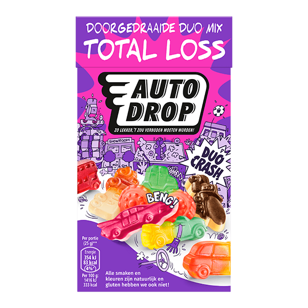 Autodrop Doorgedraaide Duo Mix Total Loss - PLUS