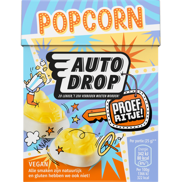 Autodrop Proefritje Popcorn - JUMBO