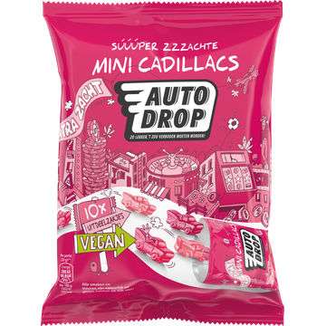 Autodrop Super Zachte Mini Cadillacs Zak 200g - JUMBO