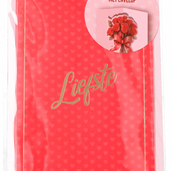 Avec Valentijn pop-up kaart bloemen - PLUS