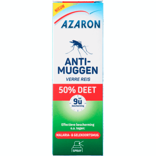 Azaron Anti-muggen 50% DEET spray - PLUS