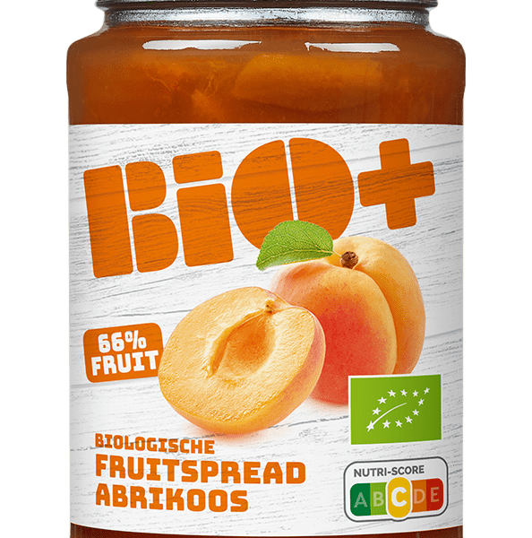BIO+ Abrikozen fruitspread - PLUS