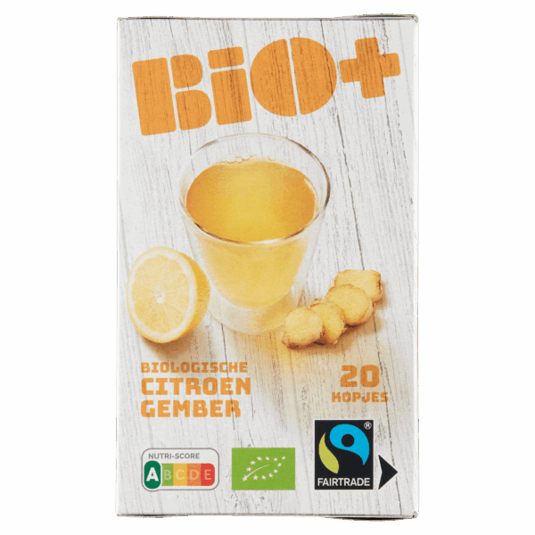 BIO+ Citroen gember thee Fairtrade - PLUS