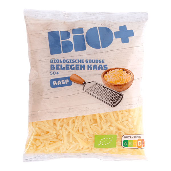BIO+ Geraspte kaas belegen 50+ - PLUS