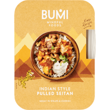 BUMI Pulled Seitan Indian Style - JUMBO