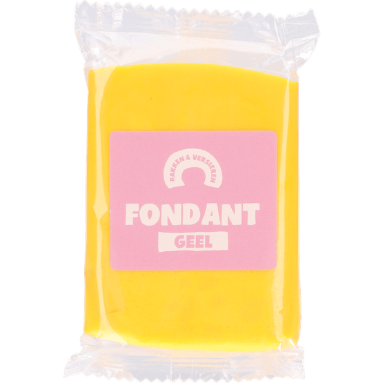 Bakken en versieren Rolfondant geel - Dirk