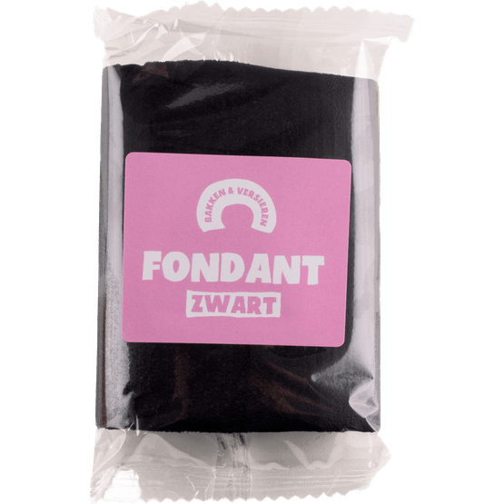 Bakken en versieren Rolfondant zwart - Dirk