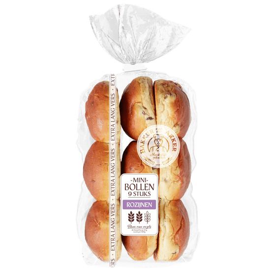 Bakker van der Akker Mini rozijnenbollen - Dirk