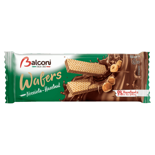 Balconi Hazelnut wafers - PLUS