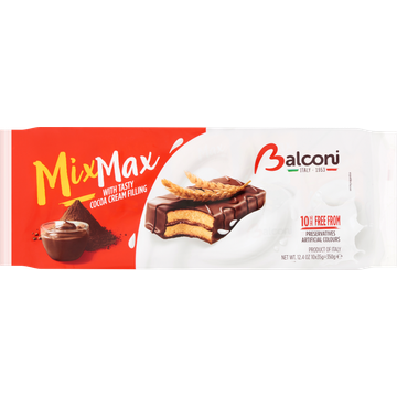 Balconi Mix Max with Tasty Cocoa Cream Filling - JUMBO