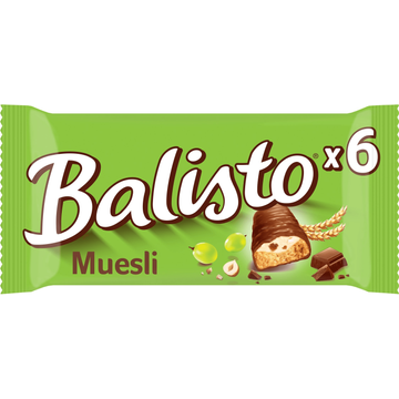 Balisto Muesli Melk chocolade reep multipack uitdeelverpakking - JUMBO