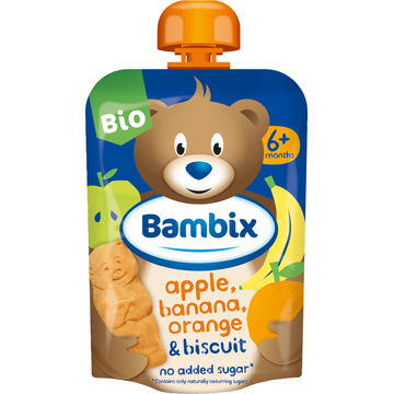 Bambix Knijpzakje Appel