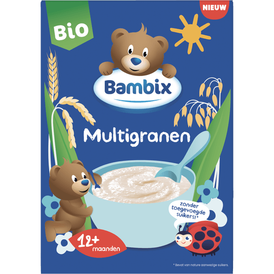 Bambix Ontbijtpap multigranen 12+ maanden - Dirk
