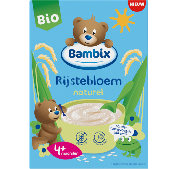 Bambix Ontbijtpap rijstebloem 4+ maanden - Dirk