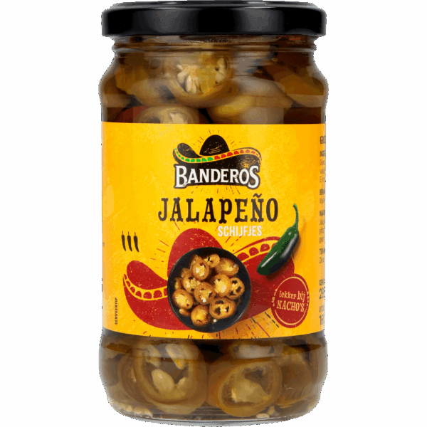 Banderos Jalapeno schijfjes - PLUS