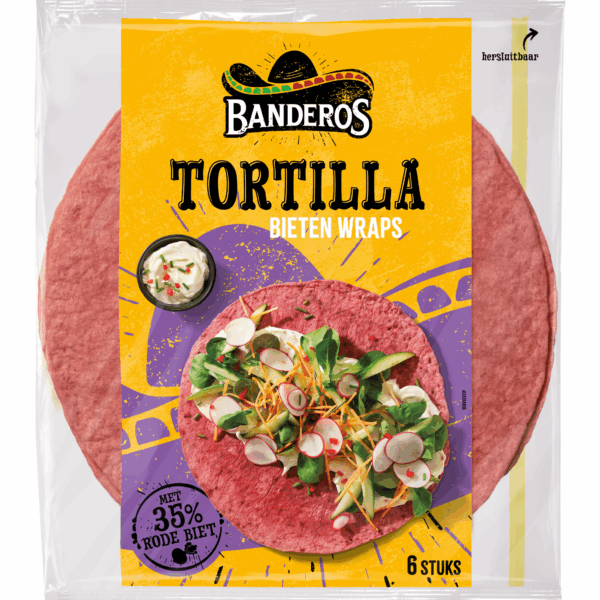 Banderos Rode bieten wraps - PLUS