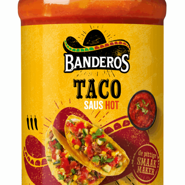 Banderos Taco saus hot - PLUS