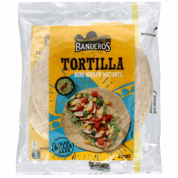 Banderos Tortilla wraps mini - PLUS