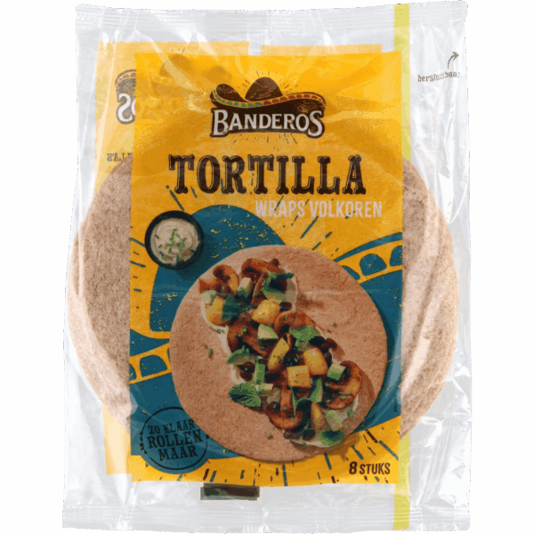 Banderos Tortilla wraps volkoren - PLUS