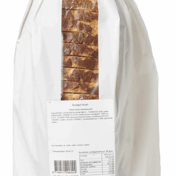 Basismerk Rond bruin heel - PLUS