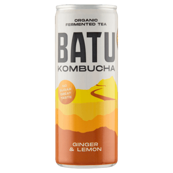 Batu Kombucha Ginger & Lemon - PLUS
