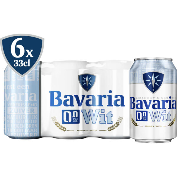 Bavaria 0.0% Wit - 6-pack - Albert Heijn
