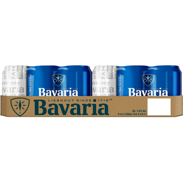 Bavaria - Pilsener - Blik - 4 x 6 x 330ML - JUMBO