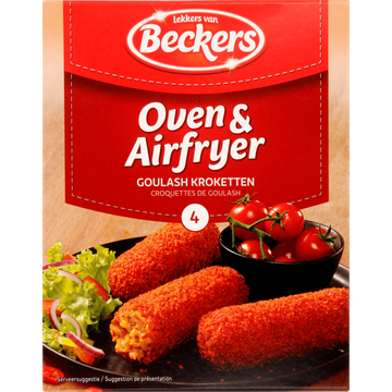 Beckers Oven & Airfryer Goulash Kroketten - JUMBO