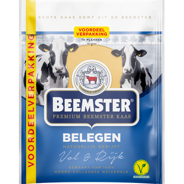 Beemster Belegen Kaas 48+ Voordeelverpakking 10 Plakken - JUMBO