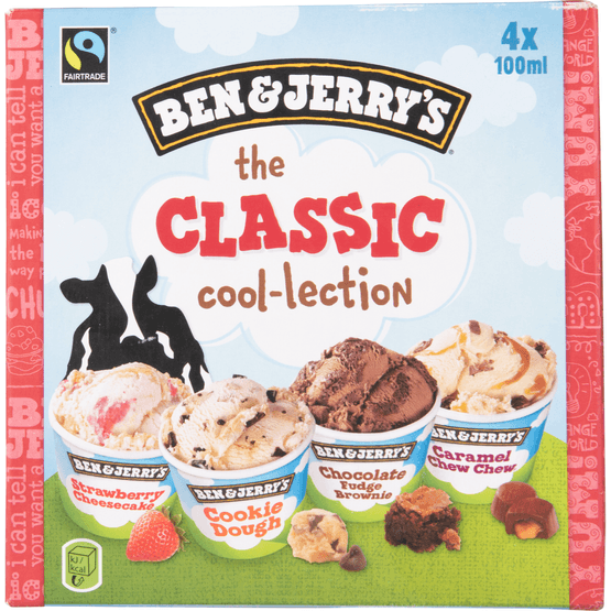 Ben & Jerry's Classic cool-lection 4 stuks - Dirk