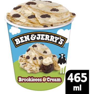 Ben & Jerry's IJs Brookieees & Cream - JUMBO