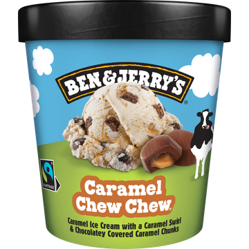 Ben & Jerry's IJs Caramel Chew Chew 465ml - JUMBO