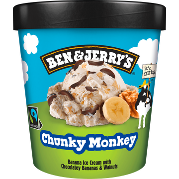 Ben & Jerry's IJs Chunky Monkey - JUMBO