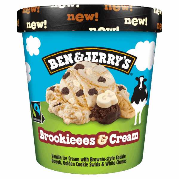 Ben&Jerry's B&J's Brookies and Cream 465ml - PLUS