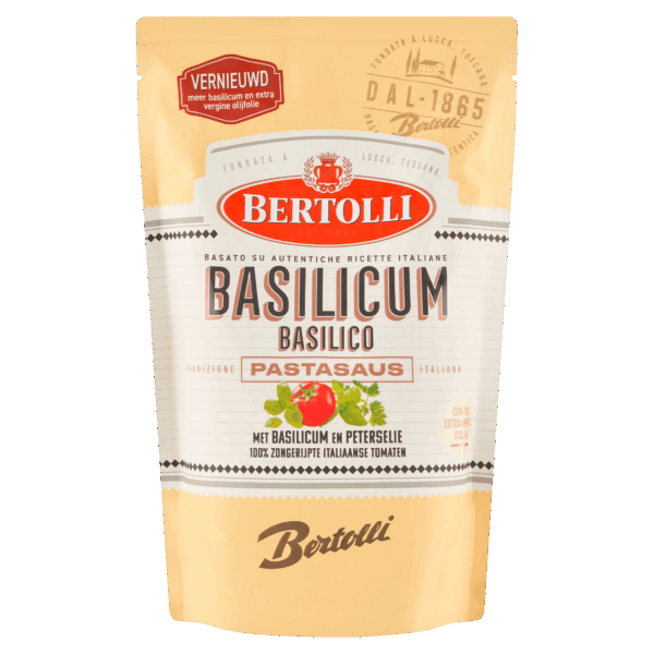 Bertolli Pastasaus Basilico - PLUS