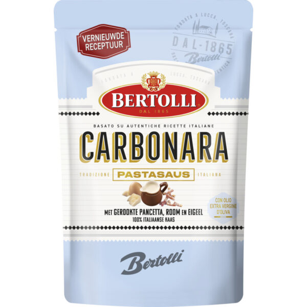 Bertolli Pastasaus in Zak Carbonara - Albert Heijn