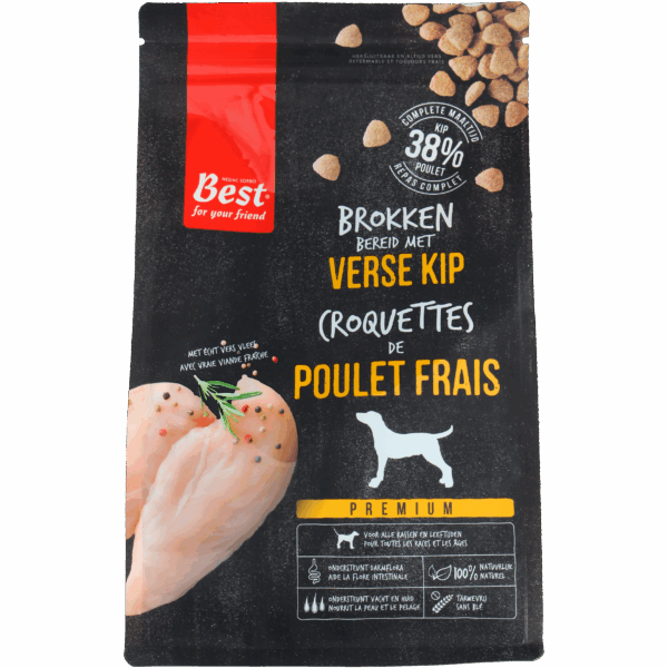 Best For Your Friend Hondenbrokken Kip - PLUS