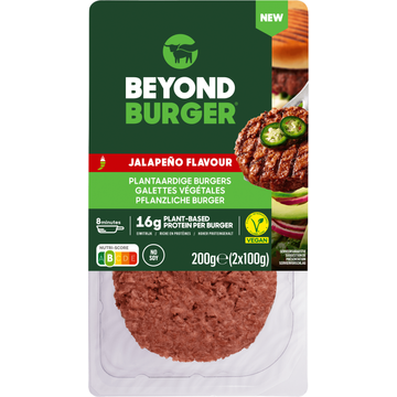 Beyond Burger Jalapeño Flavour Plantaardige Burgers - JUMBO