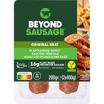 Beyond Meat Sausage Original Brat Plantaardige Worst 2 x 100 g - JUMBO