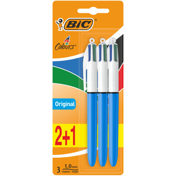 Bic 4 Colours Medium 2+1 - PLUS