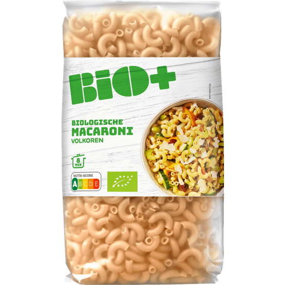 Bio+ Macaroni volkoren - Dirk
