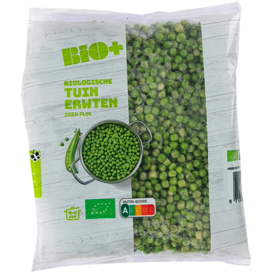 Bio+ Tuinerwten diepgevroren - Dirk