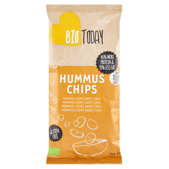 BioToday Hummus chips sweet chili - Dirk