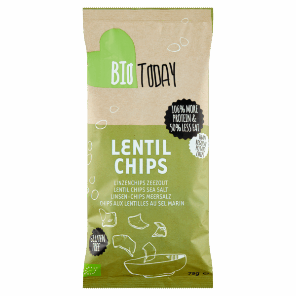 BioToday Linzenchips Zeezout Bio - PLUS