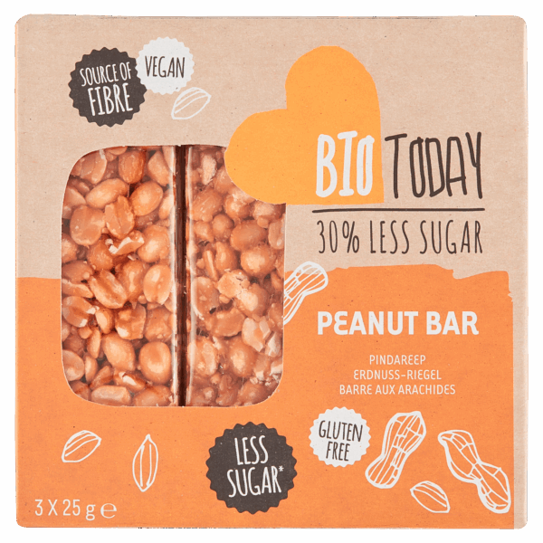 BioToday Pindareep less sugar biologisch - PLUS
