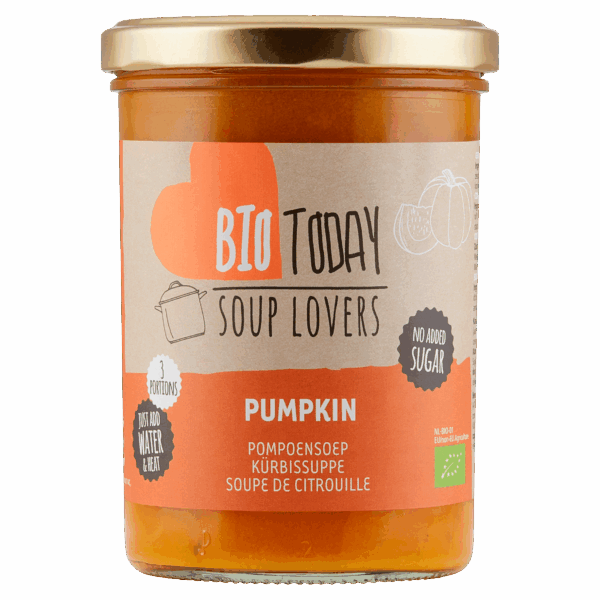 BioToday Pompoensoep biologisch - PLUS