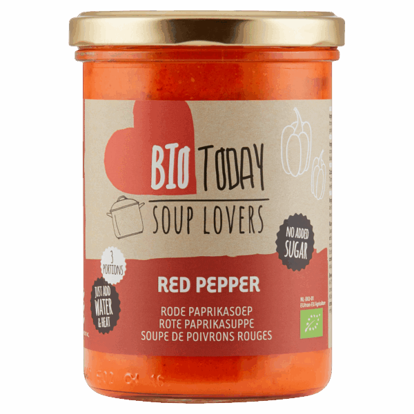 BioToday Rode Paprikasoep bio - PLUS